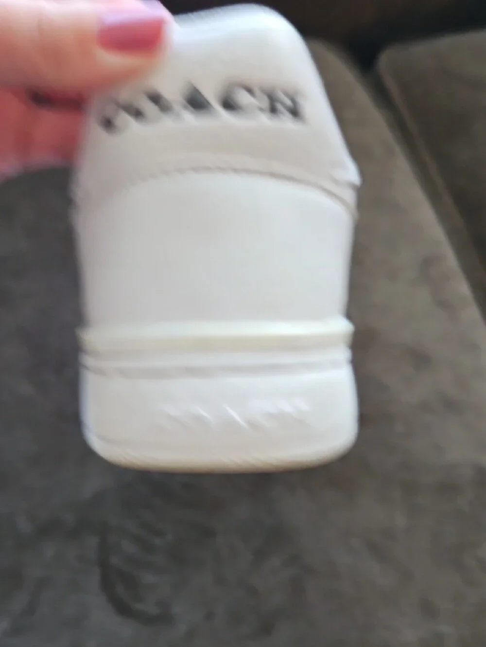 Coach clean white